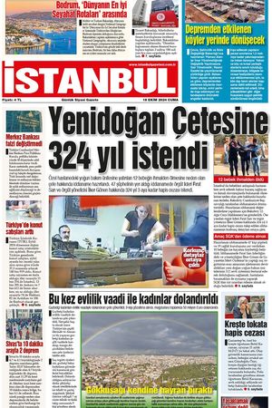 İstanbul Gazetesi - 18.10.2024