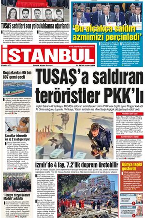 İstanbul Gazetesi - 25.10.2024