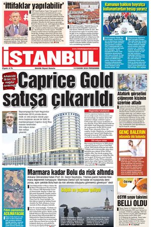 İstanbul Gazetesi - 14.11.2024