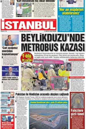 İstanbul Gazetesi - 11.05.2025