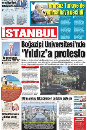 İstanbul Gazetesi - 15.05.2025