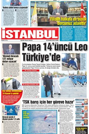 İstanbul Gazetesi - 28.11.2025