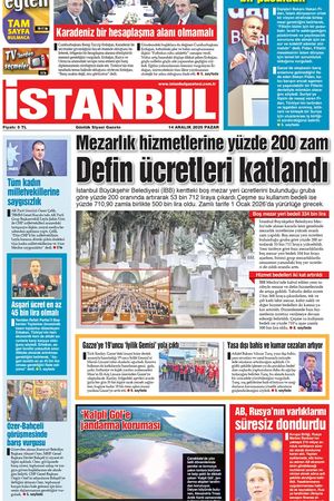 İstanbul Gazetesi - 14.12.2025