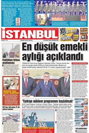 10.01.2026 tarihli 1. sayfa