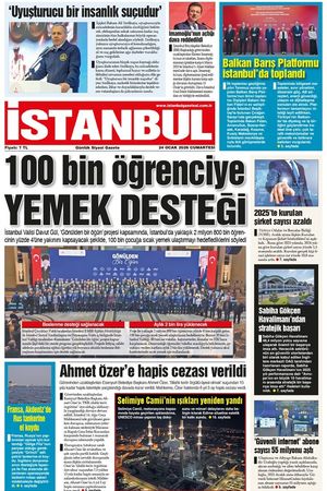 24.01.2026 tarihli 1. sayfa