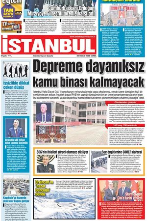 İstanbul Gazetesi - 30.01.2026