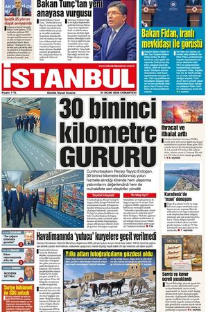 İstanbul Gazetesi - 31.01.2026