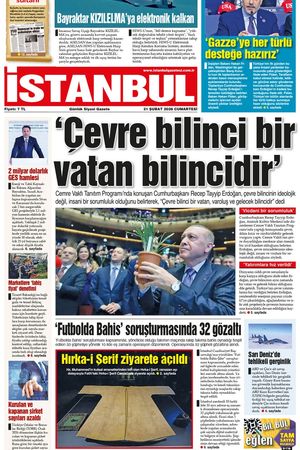 21.02.2026 tarihli 1. sayfa