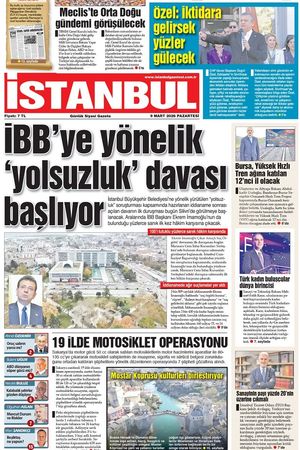 09.03.2026 tarihli 1. sayfa