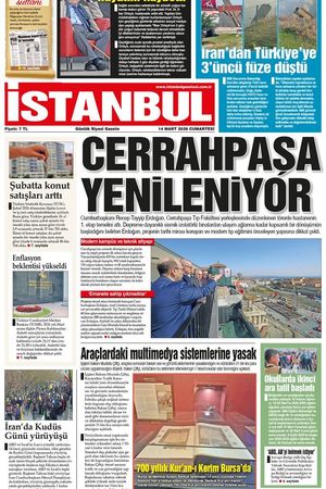 14.03.2026 tarihli 1. sayfa