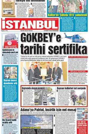 19.03.2026 tarihli 1. sayfa