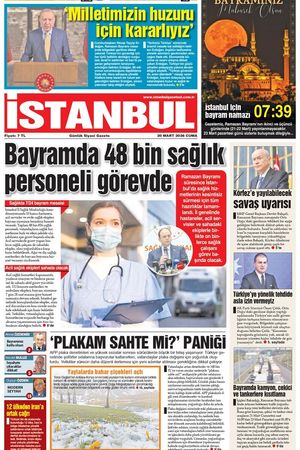 20.03.2026 tarihli 1. sayfa