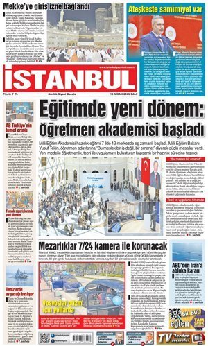 14.04.2026 tarihli 1. sayfa