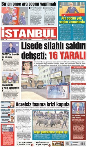 15.04.2026 tarihli 1. sayfa