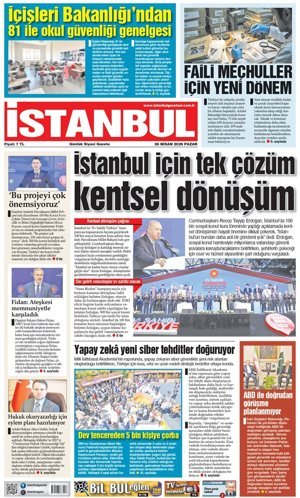 26.04.2026 tarihli 1. sayfa