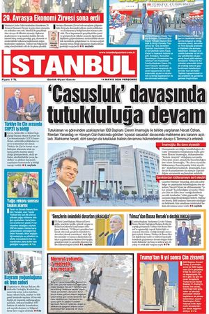 14.05.2026 tarihli 1. sayfa