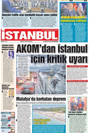 21.05.2026 tarihli 1. sayfa