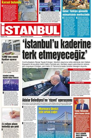 20.06.2026 tarihli 1. sayfa