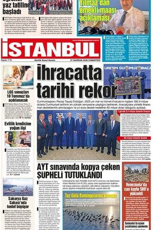 27.06.2026 tarihli 1. sayfa