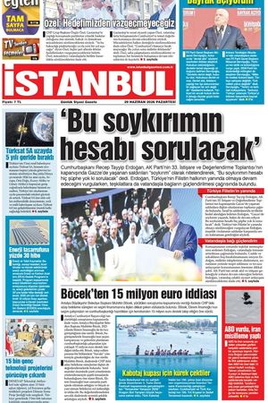 29.06.2026 tarihli 1. sayfa