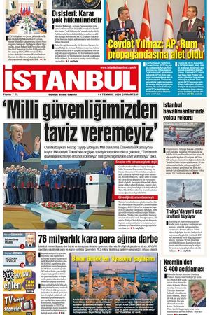11.07.2026 tarihli 1. sayfa