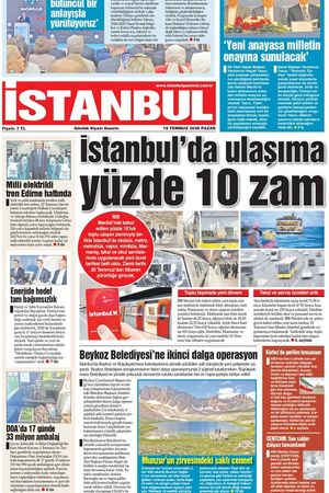 19.07.2026 tarihli 1. sayfa