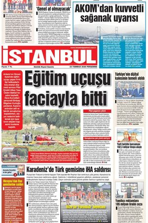 23.07.2026 tarihli 1. sayfa