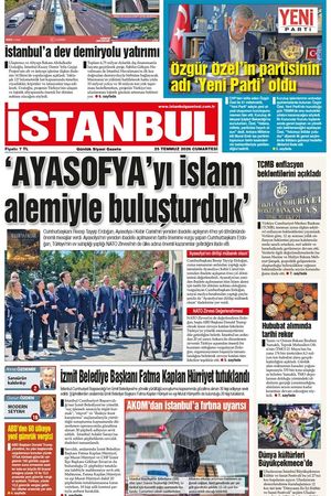 25.07.2026 tarihli 1. sayfa
