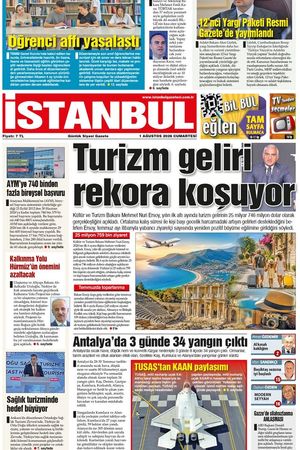 01.08.2026 tarihli 1. sayfa