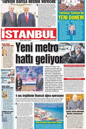 19.08.2026 tarihli 1. sayfa