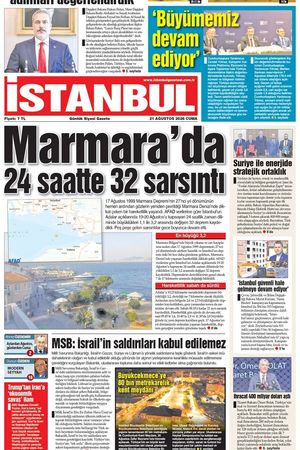 21.08.2026 tarihli 1. sayfa