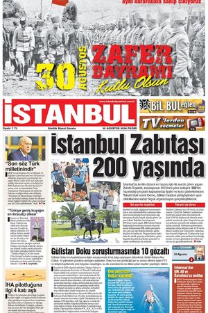 30.08.2026 tarihli 1. sayfa