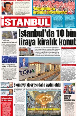 İstanbul Gazetesi - 12.09.2026