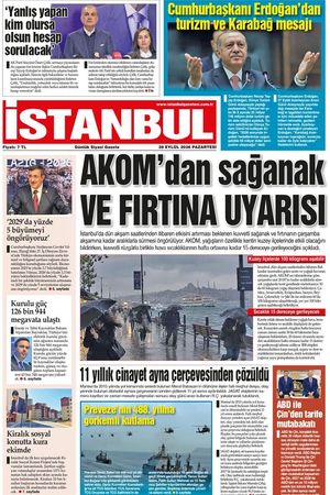 İstanbul Gazetesi - 28.09.2026