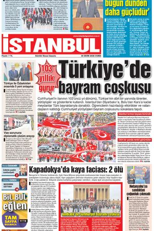 30.10.2026 tarihli 1. sayfa